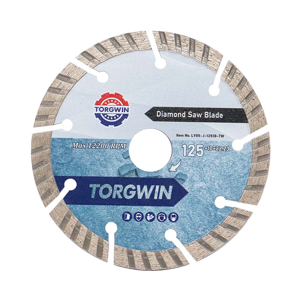 Diamond deighilte 125mm Blade le haghaidh eibhir a ghearradh