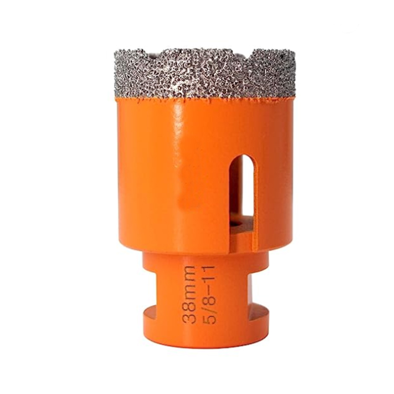 TG Brazed Diamond Croí -ghiotán druileála, a úsáidtear chun tíl a dhruileáil